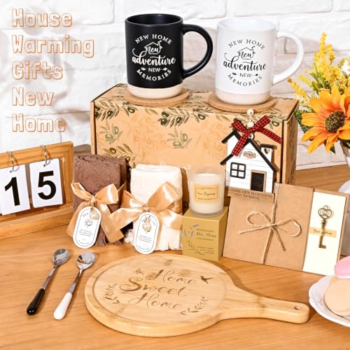 YHRJWN 13 Pcs House Warming Gifts New Home, Housewarming Gifts New Home, Closing Tokens for House Buyers, House Warming Gift for Women Men Friends, Housewarming Gift Box - Image 4
