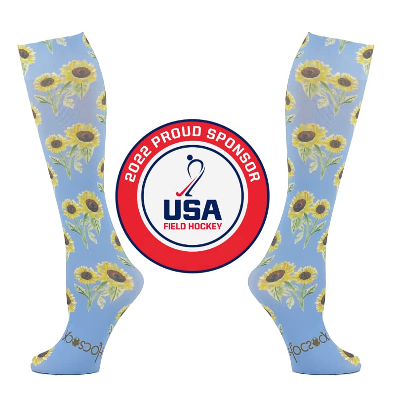 Hocsocx Sunflower Performance Liner Moisture-Wicking Protection for Field Hockey, Ice Hockey, Soccer, Skiing, and Horseback Riding, Medium3