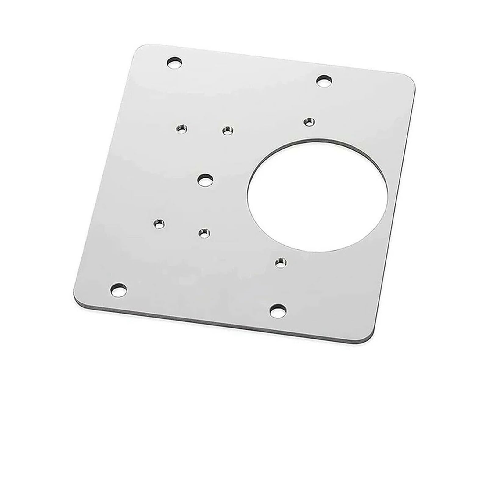 Plaque de fixation de charnière en acier inoxydable pour réparation d'armoire