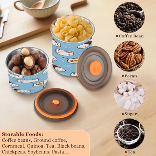 ATTX Envase para Café Acero Inoxidable 900 ml miniatura 5