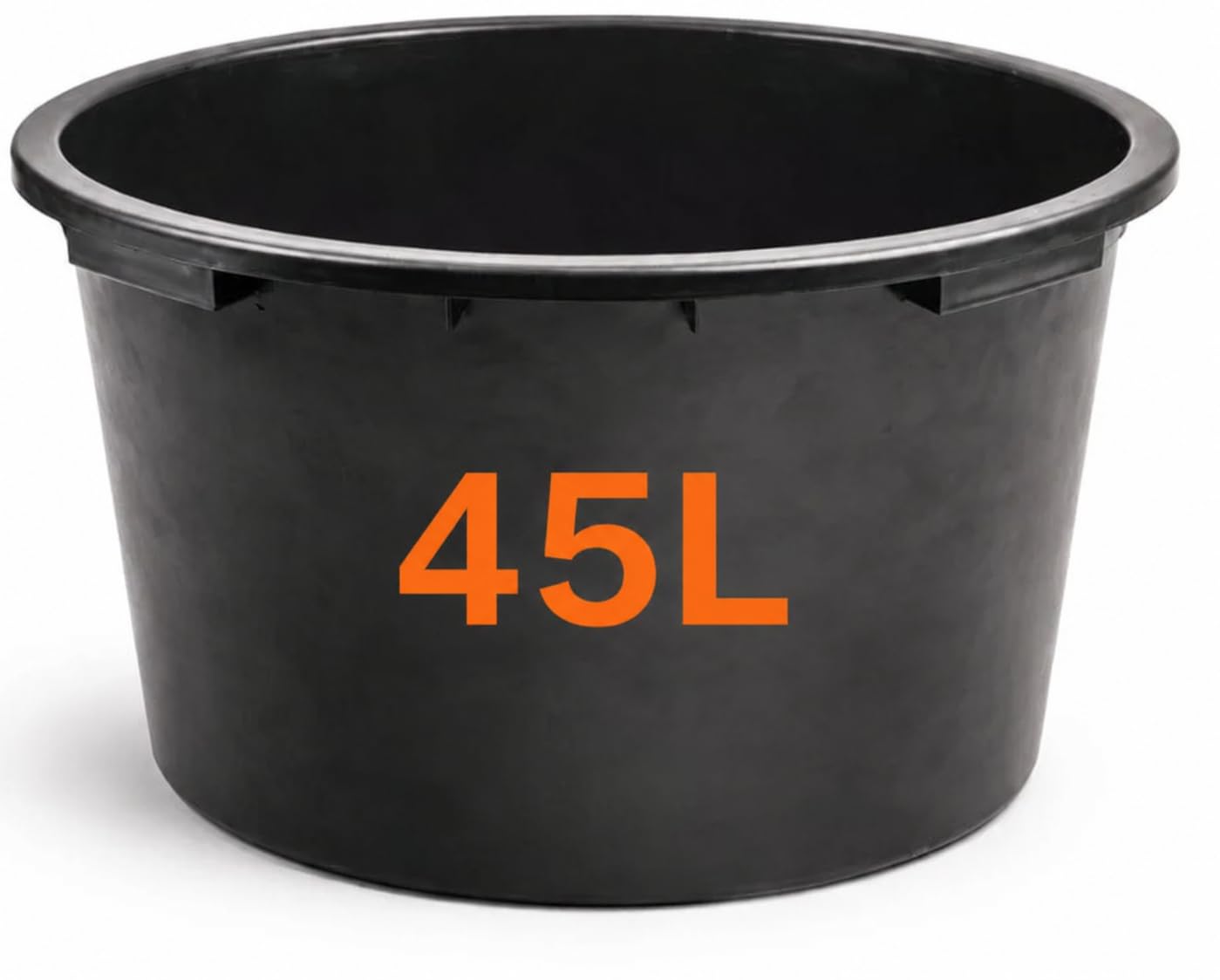 Mypurecore You At The Core Black Flexi Tub Small (45L), Medium (65L), Large (90L) - Sturdy Heavy Duty Large Plastic Bucket With Handles | Builders Garden Home Storage Container. Set By Mypurecore (45L)