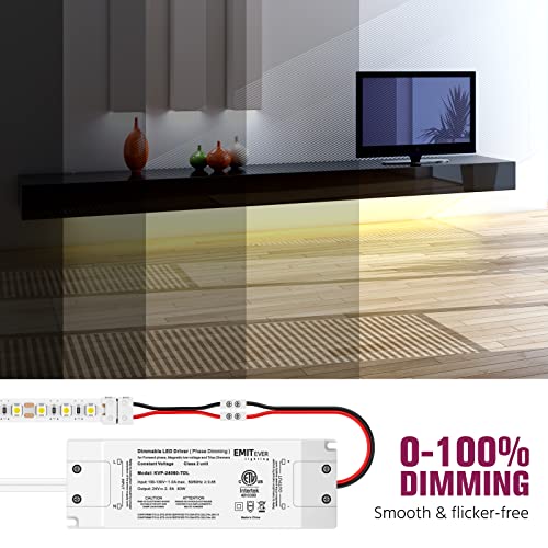Tira de LED COB EMITEVER Luz Cálida 5 m 24V 156 LEDs/m miniatura 3