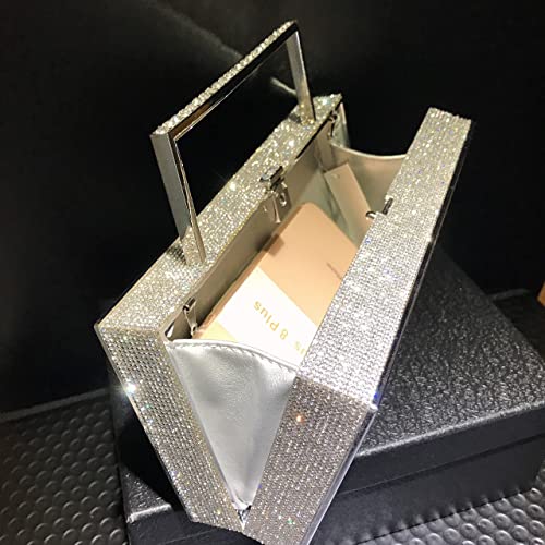 Image of Women Retro Crossbody Bag Rhinestone Fun Unique Evening Clutch Purses for Women