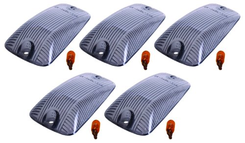Pacer Performance 20-220SK Hi-Five Smoke Chevy Style Cab Roof Light Kit, (Pack of 5)