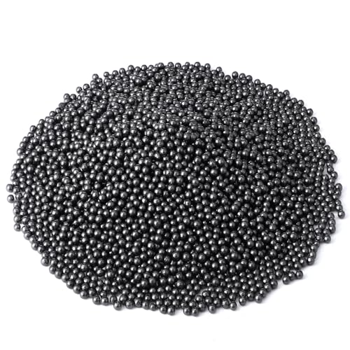 Otoolling Lead Shot Balls 99.9% Pure (2.4mm) 1 Pound Bag Lead Shot Pellets for Fishing DIY Supplies Adding Weight Reducing Vibration
