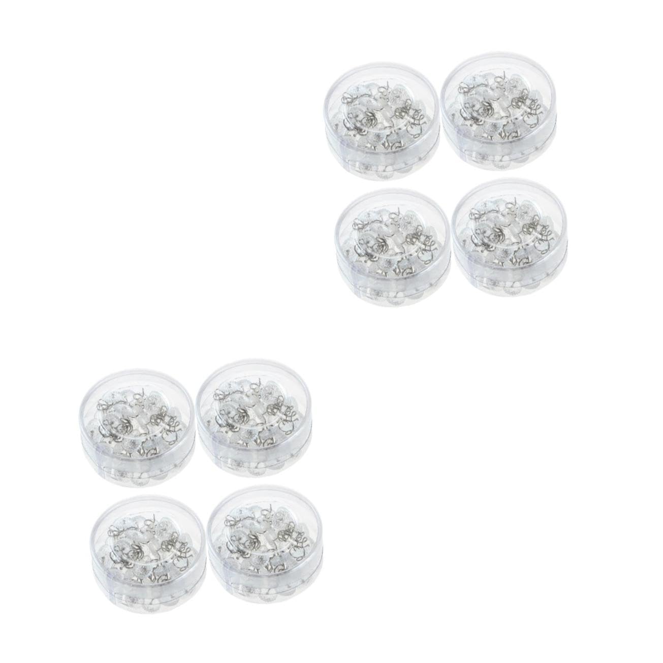 Alipis 2sets Bed Sheet Fastener Clips Spiral Upholstery Pins Bed Sheet Nails for Sliding Covers 4boxes*2