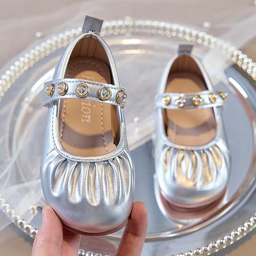Girl Mary Jane Dress Shoes Comfortable Soft Sole Slip on Ballet Flat for Girl School Shoes for Toddler3