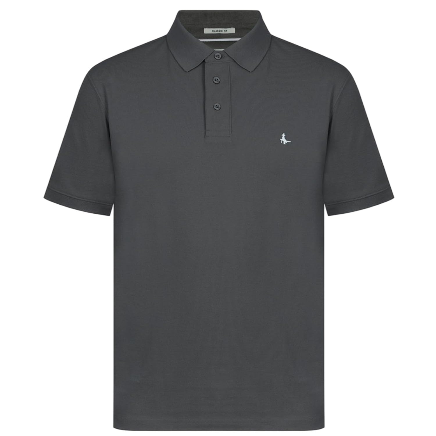 Jack Wills Men's Slate Classic Polo Short Sleeve Lifestyle Cotton L