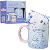 Get Trend Cinnamoroll Sanrio Taza y Calcetines Mujer, Taza