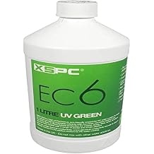 XSPC EC6 High Performance Premix PC Coolant, Translucent, 1000 mL, UV Green