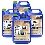 Jarder Natural Stone Cleaner 4 x 5L – Removes Dirt, Grime, Algae, Mould, and Black Spots - Restores Colour - Safe on All Stone Types - Deep Cleaning Powerful Formula - Covers 160m2