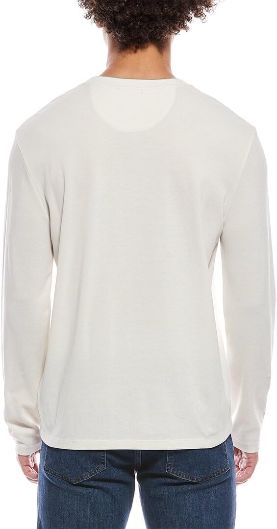Vince mens Microwaffle Double Collar L/S Crew - Image 2