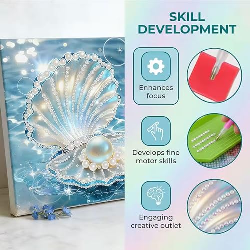 Huacan 5D Diamond Pearl Art Painting Kits for Adults by Huacan - Used condition - Image 4