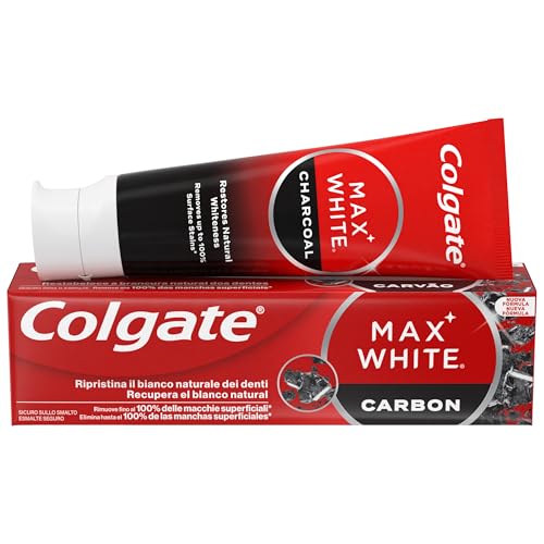 Miniatura 2 de Colgate Max White Charcoal Toothpaste 4 x 75 ml - Toothpaste with Activated Carbon