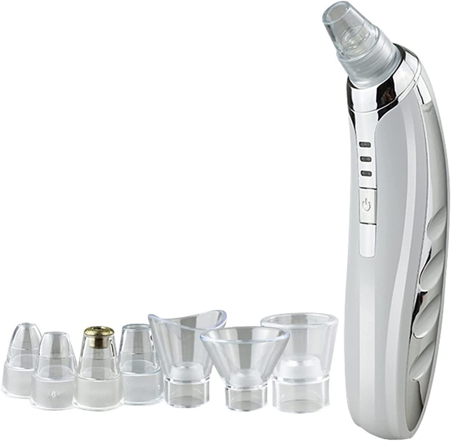 ESHINEDE Detergente for la rimozione di Punti Neri, 3 Ventose Regolabili con Potenza di aspirazione for Punti Neri con 6 sonde di aspirazione, Strumento Ricaricabile for la rimozione dei Punti Neri