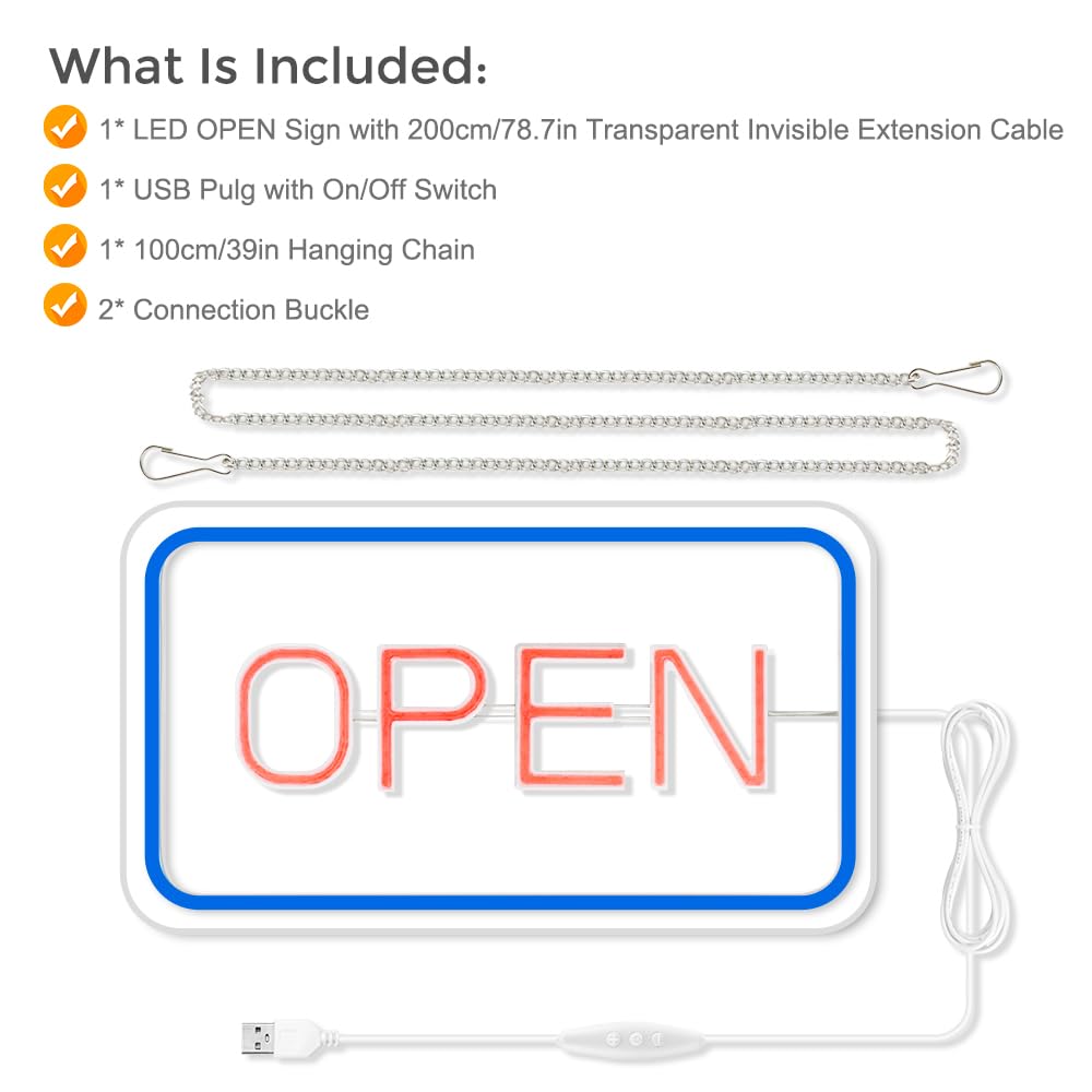 LightingWill LED Neon Open Sign - Image 4