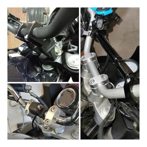 Abrazadera elevadora manillar MSX125 GROM 2013-2023 en aleación de aluminio 4