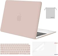 Vista 39 de MOSISO - Funda rígida y de plástico compatible con MacBook Air de 13 pulgadas versión 2022, 2021-2018, A2337 M1 A2179 A1932; con cubierta
