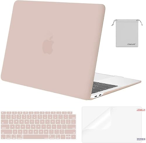 Vista 129 de MOSISO - Funda rígida y de plástico compatible con MacBook Air de 13 pulgadas versión 2022, 2021-2018, A2337 M1 A2179 A1932; con cubierta