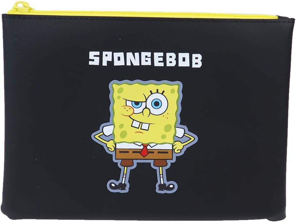 Sponge Bob スポンジ ボブ シリコンフラットポーチ 優先配送