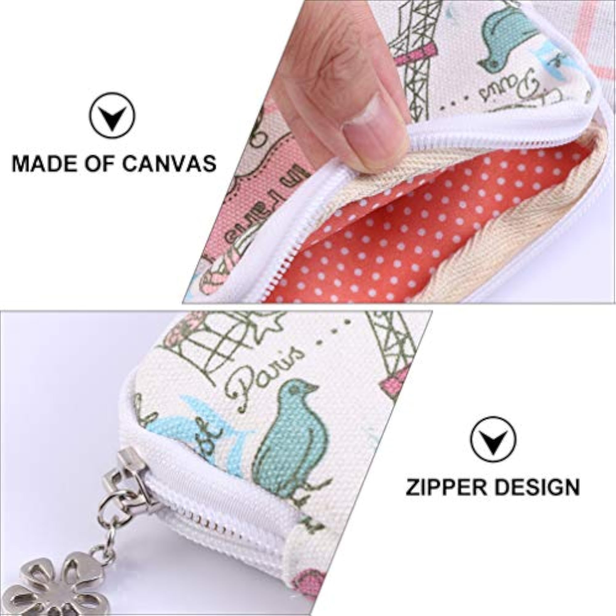 2pcs Menstrual Pads Storage Pouch, Zipper Napkins Bag