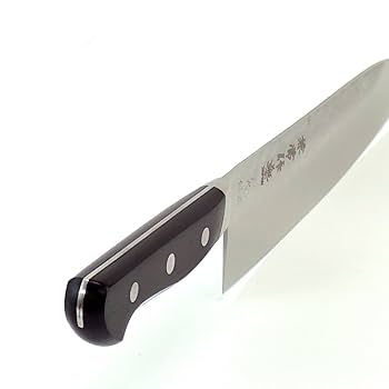 Amazon｜兼常作 青鋼 梨地口金付 黒合板柄 牛刀 200mm KC-922