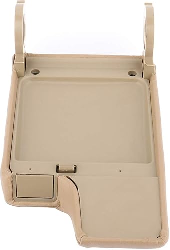 Miniatura 3 de Aintier Tapa de consola central beige compatible con 1999-2004 para BMW E46 Serie 3 Kit de reparación de cubierta de reposabrazos
