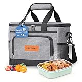 KAEFUYS Borsa Termica Porta Pranzo 15L Borse Frigo Pranzo per Uomo e Donna Borsa Pranzo Po...