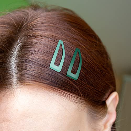 Presilhas de cabelo de pressão de 40 peças prendedores de cabelo de metal para mulheres grampos de p