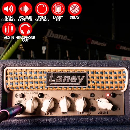 Laney MINISTACK-B-LION Bluetooth Battery Powered Guitar Amp With Smartphone Interface by Laney - Image 3