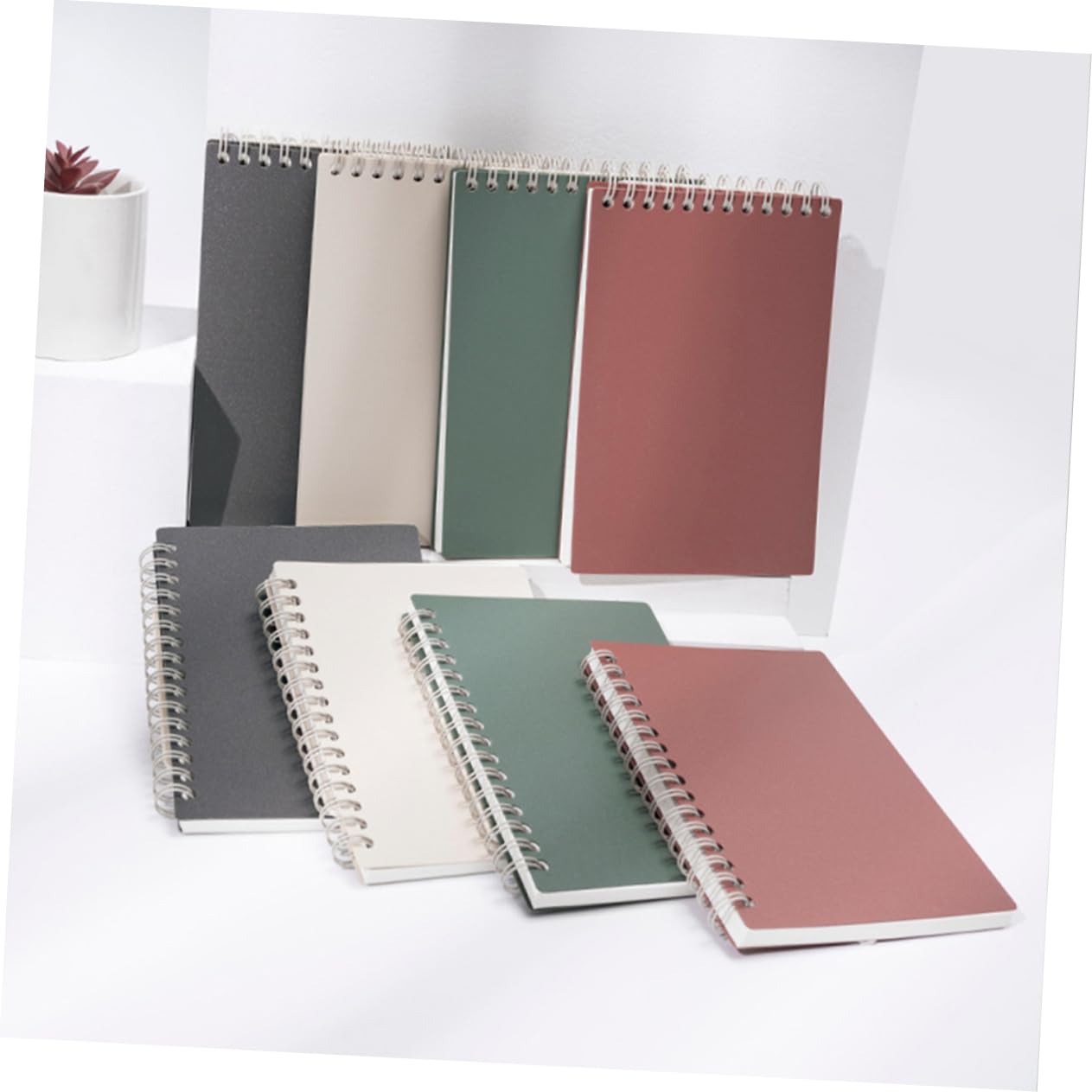 Operitacx 10pezzi Quaderni Con Chiusura Scatto Quaderni Minimalisti Righe Per Scuola Facile Trasporto Per Scrivere Disegnare Tenere Un