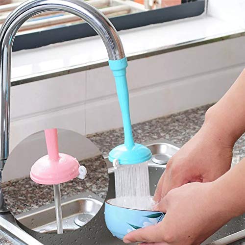 Kitchen Faucet Adjustable Tap Extender Faucet Saving Water for Kitchen Water Outlet Shower Head Water Filter Sprinkler (1PCS) (Multi-colour)