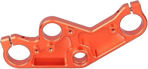 Miniatura 6 de GZYF Abrazadera superior de horquilla delantera de motocicleta triple para Yamaha YZF-R3 YZF-R25 2014-2016, rojo