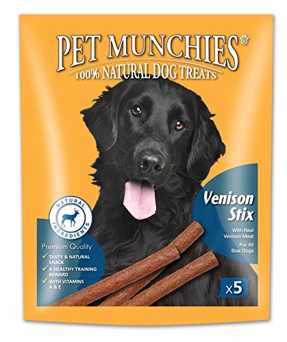 Pet Munchies Venison Stix Dog Treats, Healthy Training Treat