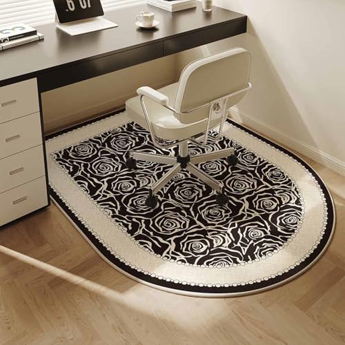 Odot Alfombra para Silla de Escritorio, Alfombra Protectora Suelo Silla Ruedas Antideslizante Gaming, Tapete de Protección de Oficina, para Parqué y Suelos Duros (Rosa,120x60cm)