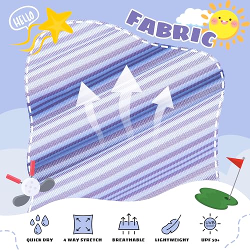 Image of Boys Polo Shirts Short Sleeve Striped Performance Moisture Wicking Dry Fit Golf Shirts for Boys Youth Kids