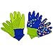 Produktbild Gartenhandschuhe für Kinder von 56 Jahren, 78 Jahre, 2 Paar Cotten Gartenhandschuhe für Mädchen Jungen, gepunktet & Schmetterling & Marienkäfer
