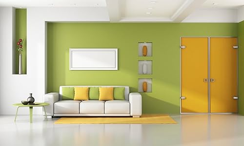 Miniatura 5 de PRESTIGE Pintura interior e imprimación en uno, verde Salem, plana, 1 galón