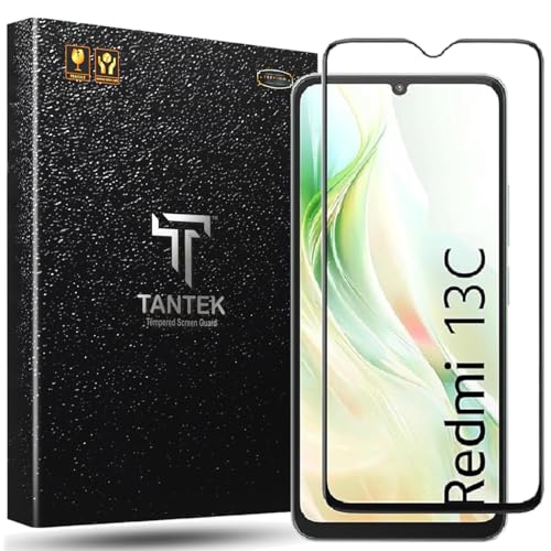Image of TitanGuard Tempered Glass Screen Protector Guard for Redmi 13C / 13C 5G / Poco C65-9H Hardness, Military Grade, Anti-Static, Easy Installation Kit - 1 PACK