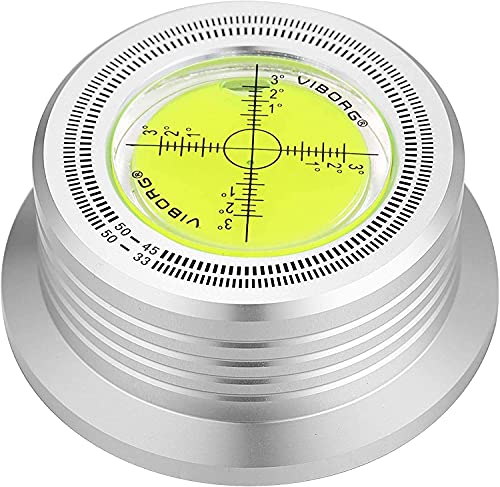Stabilisateur de disques Viborg 50HZ 528S 3 en 1 pour platine vinyle – argenté – Pour un poids équilibré - Les Beatles, Paul McCartney, John Lennon, RIngo Starr, George Harrison Stabilisateur de disques Viborg 50HZ 528S 3 en 1 pour platine vinyle - argenté - Pour un poids équilibré