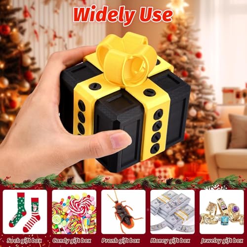 Nervige Geschenkbox – 3D-Gedruckte Annoying Gift Box mit Schrauben & Twist-Design, Prank-Geschenkbox in Farben, Lustige Gag Geschenkidee für Geburtstag, Weihnachten & Büro (G)