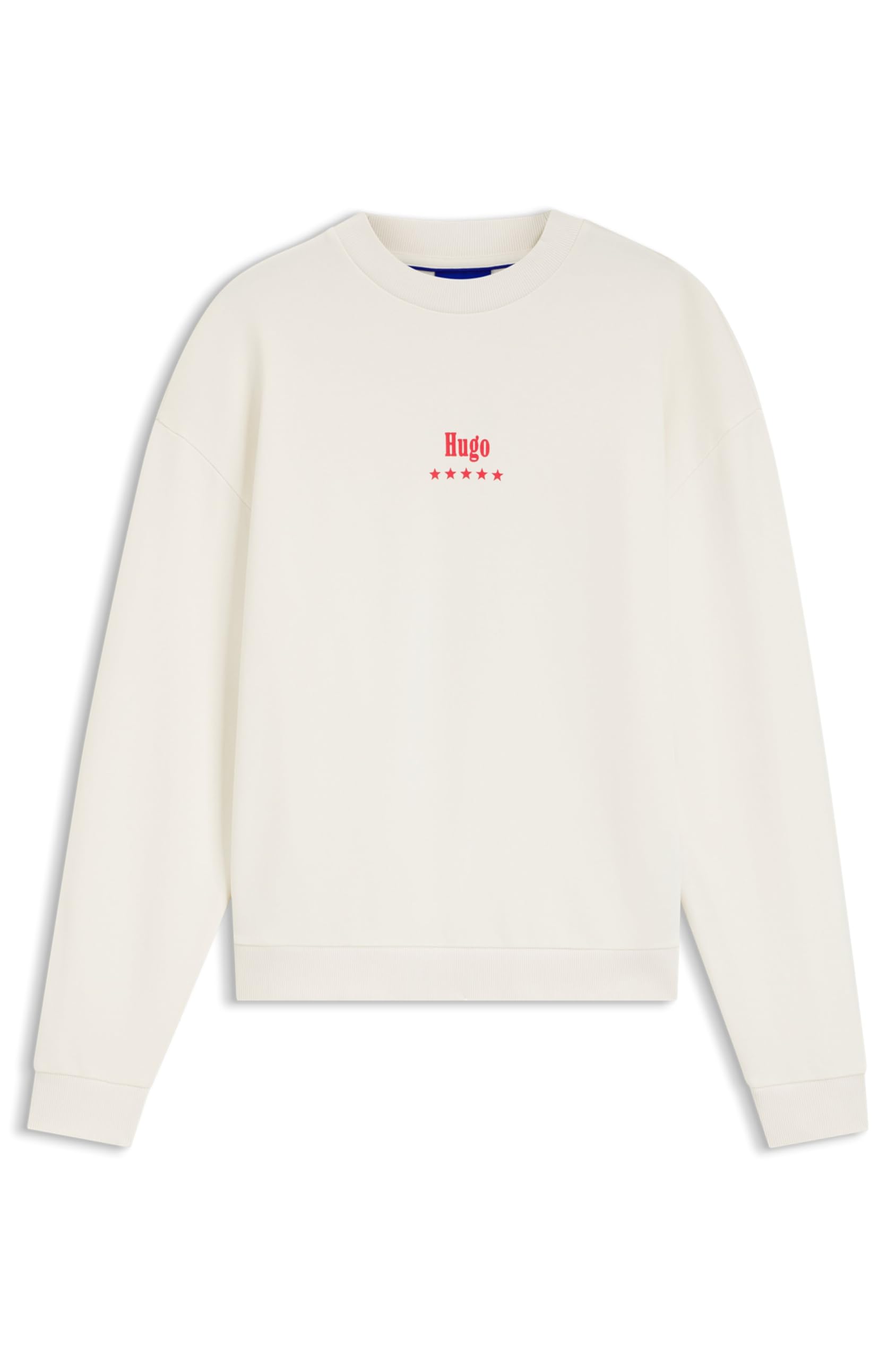 HUGO Men's Sweatshirt, Open White 121, L