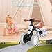 Colorful Lighting Baby Balance Bike Toys for 1 Year Old Boy Gifts, 10-36 Month Toddler Balance Bike, No Pedal 4 Silence Wheels & Soft Seat First Bike, One Year Old Boy Birthday Gift.