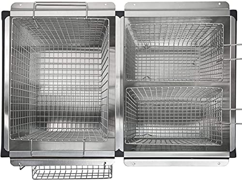 Artisan Fire Triple Deep Fryer-3 Basket Stainless Steel Propane Cooker-Outdoor Fish Fry/Chicken-Tall Heavy Duty thumb #2