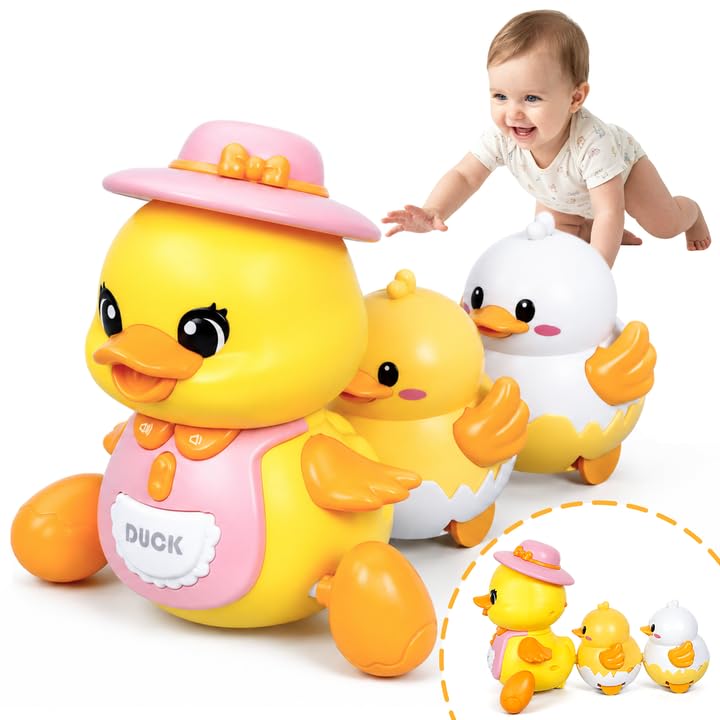 Orzbow Baby Crawling Toy, Dancing Duck Musical Toy