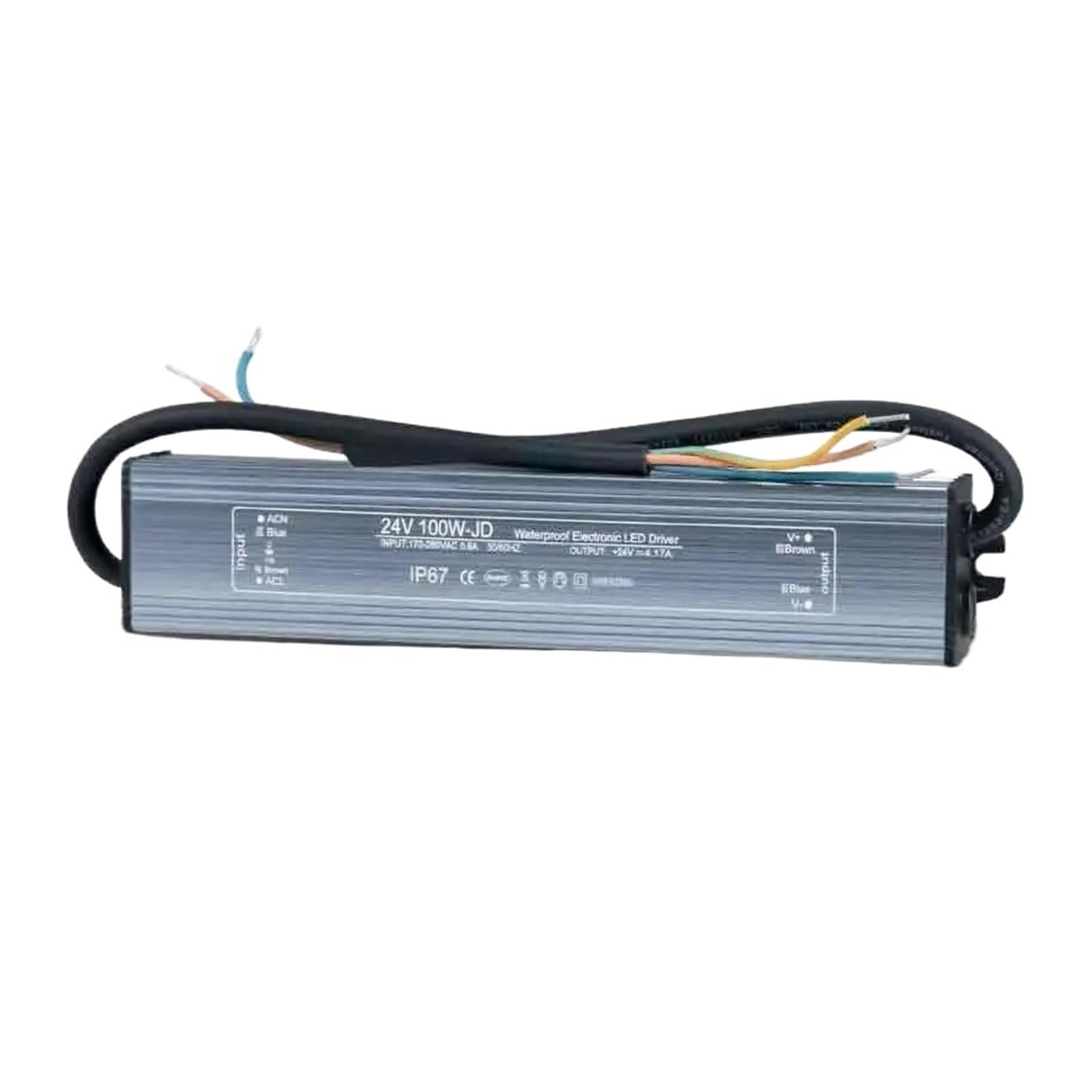BRODEFUP Switching Power Supply 18W 24W 48W 60W 100W 150W 200W 300W 400W 12V 24V LED Driver Lighting Transformers Adapter(12W 12V 1A)