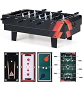 RELAX4LIFE Tavolo da Air Hockey Pieghevole per Bambini e Adulti 144 cm con Segnapunti LED Digitale, Potente Motore 12V, 2 Dischi & 2 Spintori per Casa, Ufficio, Sala Giochi