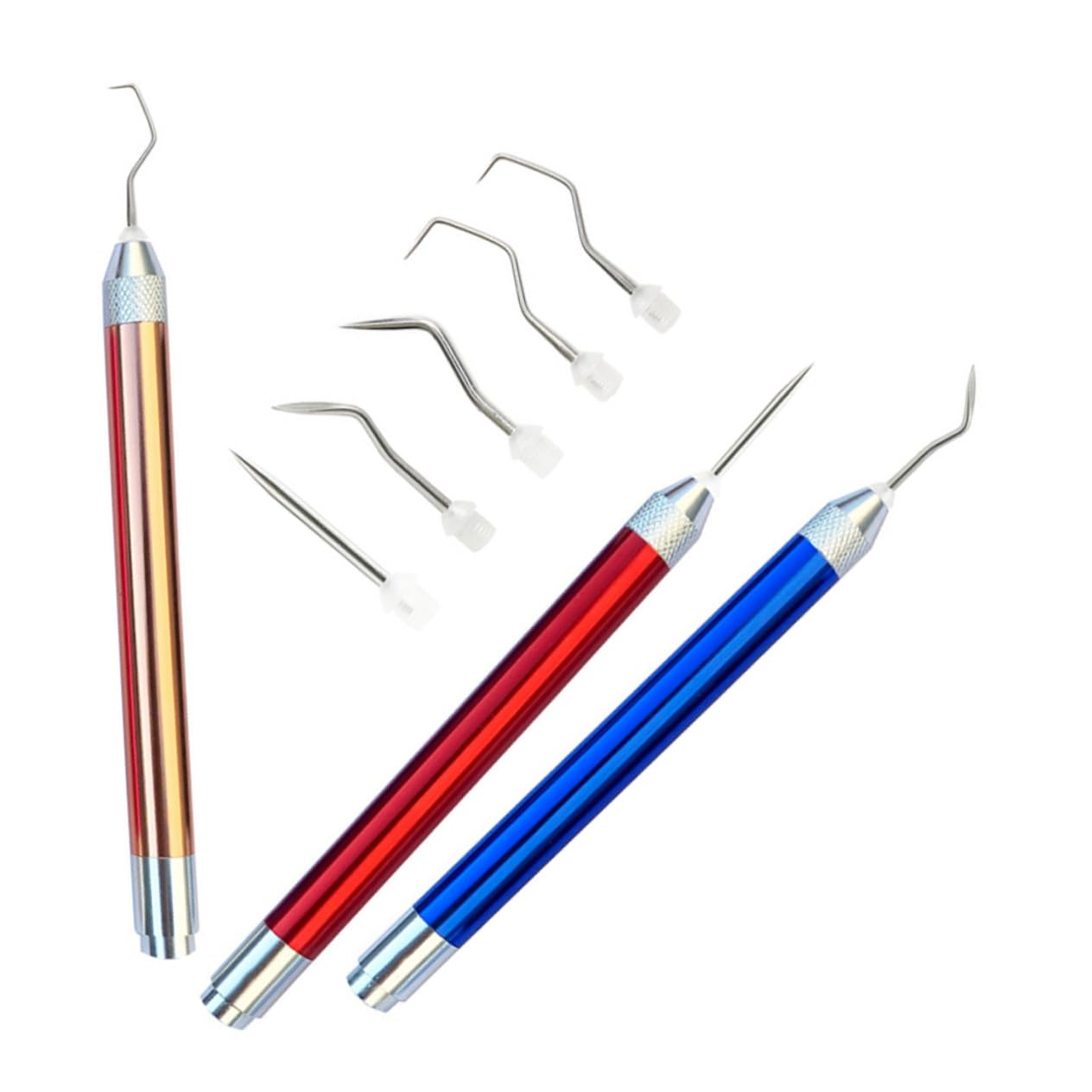 DOITOOL 5 Juegos Herramientas de Desmalezado de Vinilo DIY Kit de Accesorios Manualidades Compatible Incluye Puntas Proyectos y Decoración