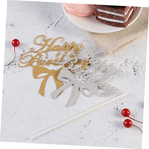 BESTonZON 30 Pçs Decorações De Rosa Palitos De Dente Para Comida Guarnição De Sobremesa Decorada Fel