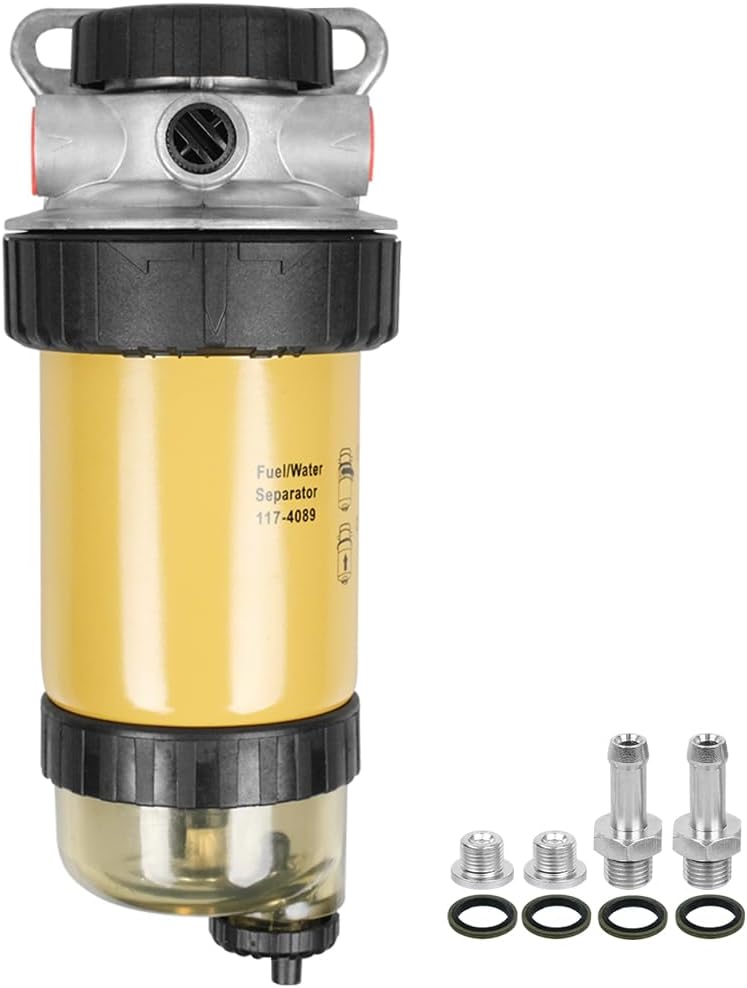 117-4089 145-8862 Fuel filter Fuel Water Separator Compatible with CAT Engine 3116 3066 3054T 3064 3046 3126E